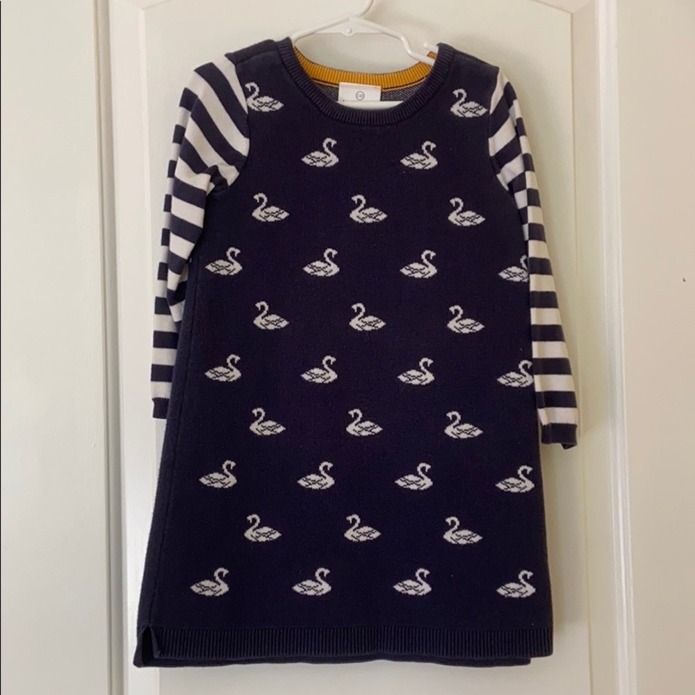 Hanna Andersson Sweater Dress Sz 110